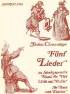 5 Lieder op. 7 