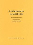 5 altjapanische Geishalieder 