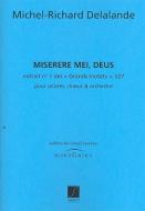 Miserere Mei Deus S27 Grds Motets V.1 Soli Choeur/O 