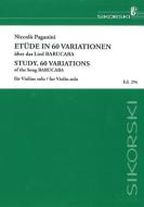 Etüde in 60 Variationen über das Lied 'Barucabo' op. 14 