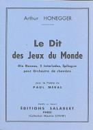 Le Dit Des Jeux Du Monde Poche 