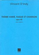 Theme Varie Fugue et Chanson Piano 