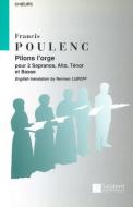 Pilons L'orge pour 2 Sopranos, Alto, Tenor et Bass 