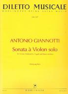 Sonata a Violon solo für Violoncello (Violine/Fagott) und B.c. 