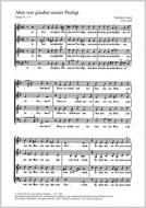 Aber, wer glaubet unsrer Predigt 