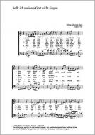 Sollt ich meinem Gott nicht singen BWV 413 