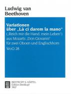 Variationen über W.A. Mozarts Là ci darem la mano WoO 28 