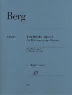 Vier Stücke op. 5 