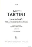 Concerto a 5 für Flöte, Streicher und Bc 