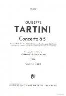 Concerto a 5 für Flöte, Streicher und Bc 