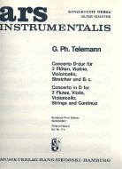 Concerto für 2 Flöten, Violine, Violoncello, Streicher und Bc 