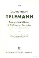 Concerto a 5 für Flöte, Streicher und Bc 