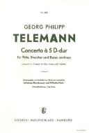 Concerto a 5 für Flöte, Streicher und Bc 