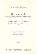 Konzert für Oboe, Streicher und Bc 