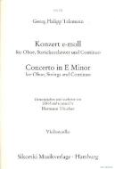 Konzert für Oboe, Streicher und Bc 