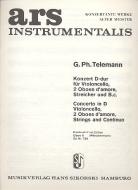 Konzert für obligates Violoncello, 2 Oboen d'amore, Streicher und Bc 