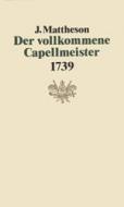 Der vollkommene Capellmeister 