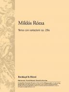 Tema con variazioni op. 29a 