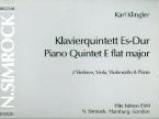 Klavierquintett Es-Dur 