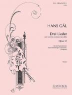 Drei Lieder op. 31 