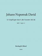 12 Orgelfugen durch alle Tonarten Heft 1 