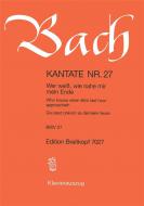 Wer weiss, wie nahe mir mein Ende 