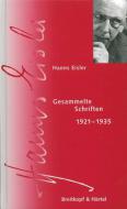 Gesammelte Schriften (1921-1935) 