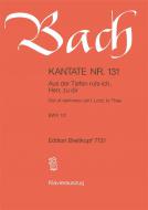 Kantate Nr. 131 "Aus der Tiefen rufe ich, Herr, zu dir (Out of darkness call I, Lord, to Thee)" für Soli (SATB), gemischten Chor (SATB) und Orchester 