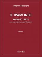 Tramonto Poemetto Lirico per Mezzosoprano e Quartetto D'archi 