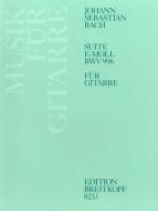 Suite in e-Moll BWV 996 