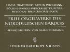 Freie Orgelwerke des norddeutschen Barocks 