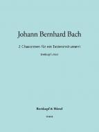 2 Chaconnen für ein Tasteninstrument 