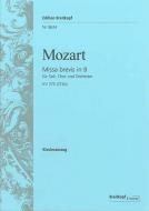 Missa brevis in B-Dur KV 275 (272b) für Soli, Chor und Orchester 