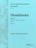 Konzert d-moll für Violine, Klavier und Orchester MWV O 4 