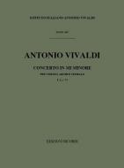 Concerto E-Moll F 1/74 T 164 RV 281 