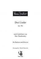 Drei Lieder op. 38a 