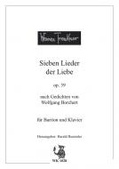Sieben Lieder der Liebe op. 39 