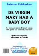 De Virgin Mary Had A Baby Boy 