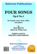 Four Songs Op.6/1 