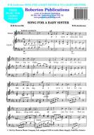 Song For A Baby Sister/To A Baby Br 