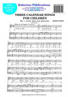 Three Calendar Songs For Children 