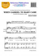 When Gabriel To Mary Came 