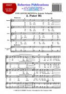 5 Lenten Motets No 2 