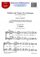 Fanfare And Vesper for Christmas 
