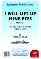 I Will Lift Up Mine Eyes 