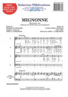 Mignonne (My Fairest, See) 