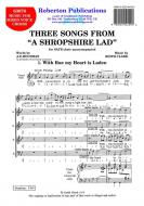Three Songs From A Shropshire Lad 