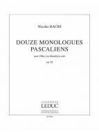 12 Monologues Pascaliens, Op. 92 