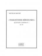 Variations Serieuses, Op. 101 