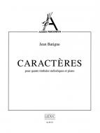 Caracteres pour Quatre Timbales Melodiques et Piano 